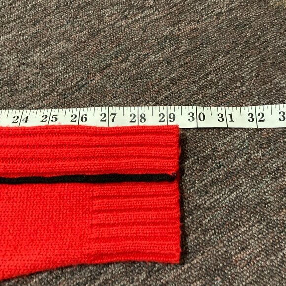 Ottawa Senators Knit Sweater Medium Red NHL Logo Long Sleeve 1/4 Zip Pullover - Picture 10 of 10